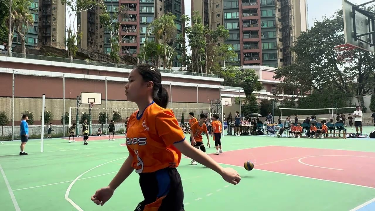 「抗賭盃」￼小學排球邀請賽  台山vs將軍澳天主教小學￼