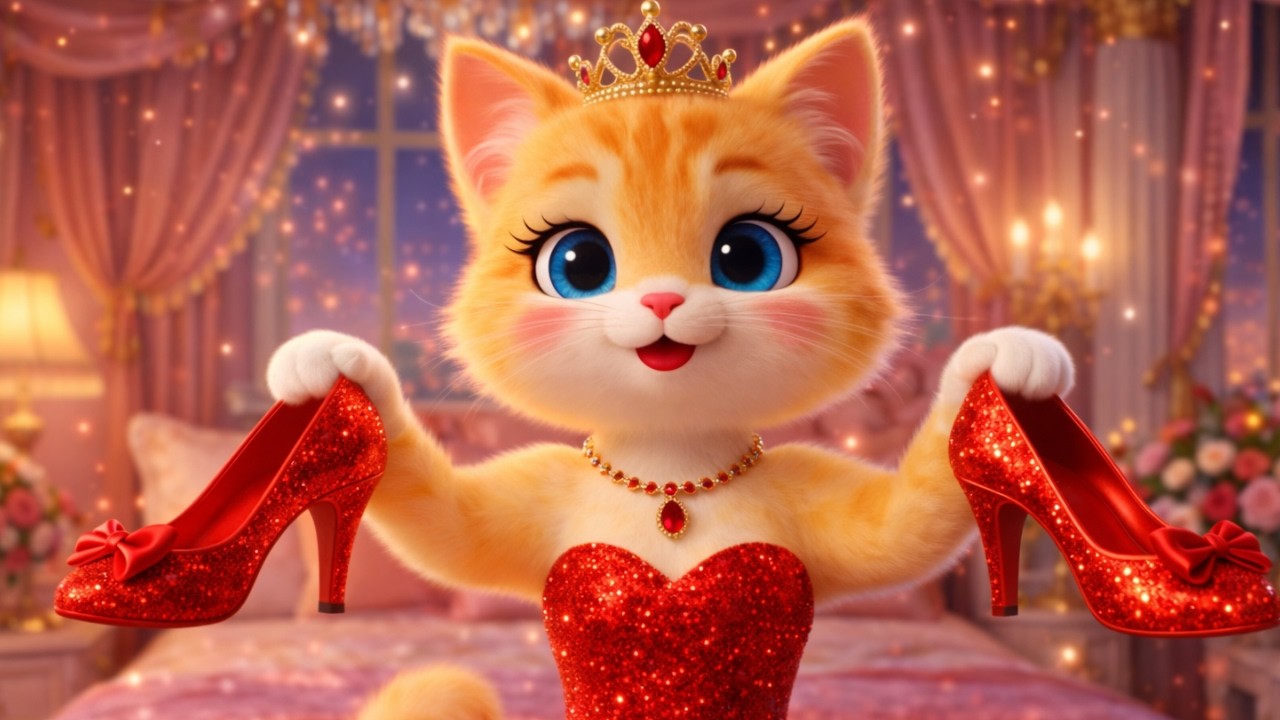 Adorable Kitten Learns Makeup for the First Time 🐱💄 | Cute Meow Fashion Show Adventure