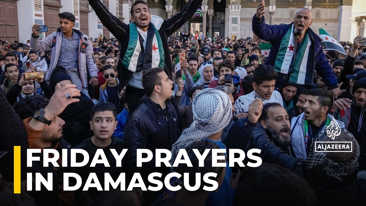 Friday prayers at Umayyad Mosque ‘a historic moment’