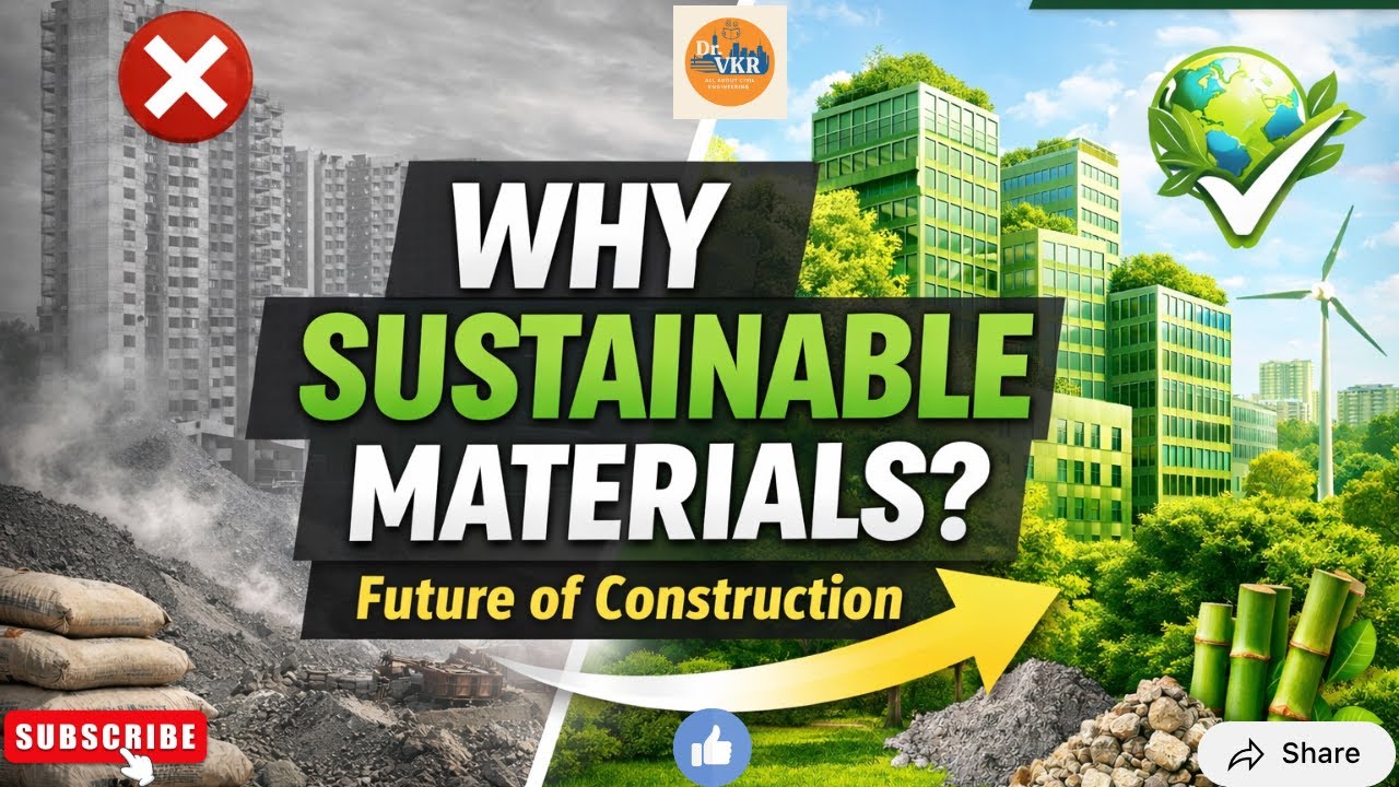 Sustainable Construction Materials: Lecture 1 - Introduction and Importance #sustainablematerials