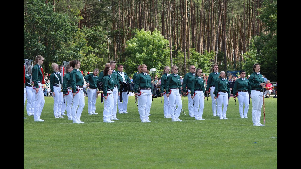 34. Landesmeisterschaft des LMSV in Zabeltitz - Kür Spielmannszug Mutzschen