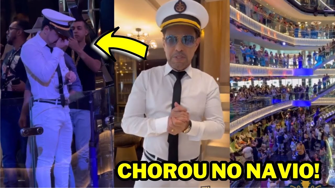 ZEZÉ DI CAMARGO CHORA EM CRUZEIRO | MOSTRA BASTIDORES DO EVENTO EM ALTO MAR | NAVIO LOTADO