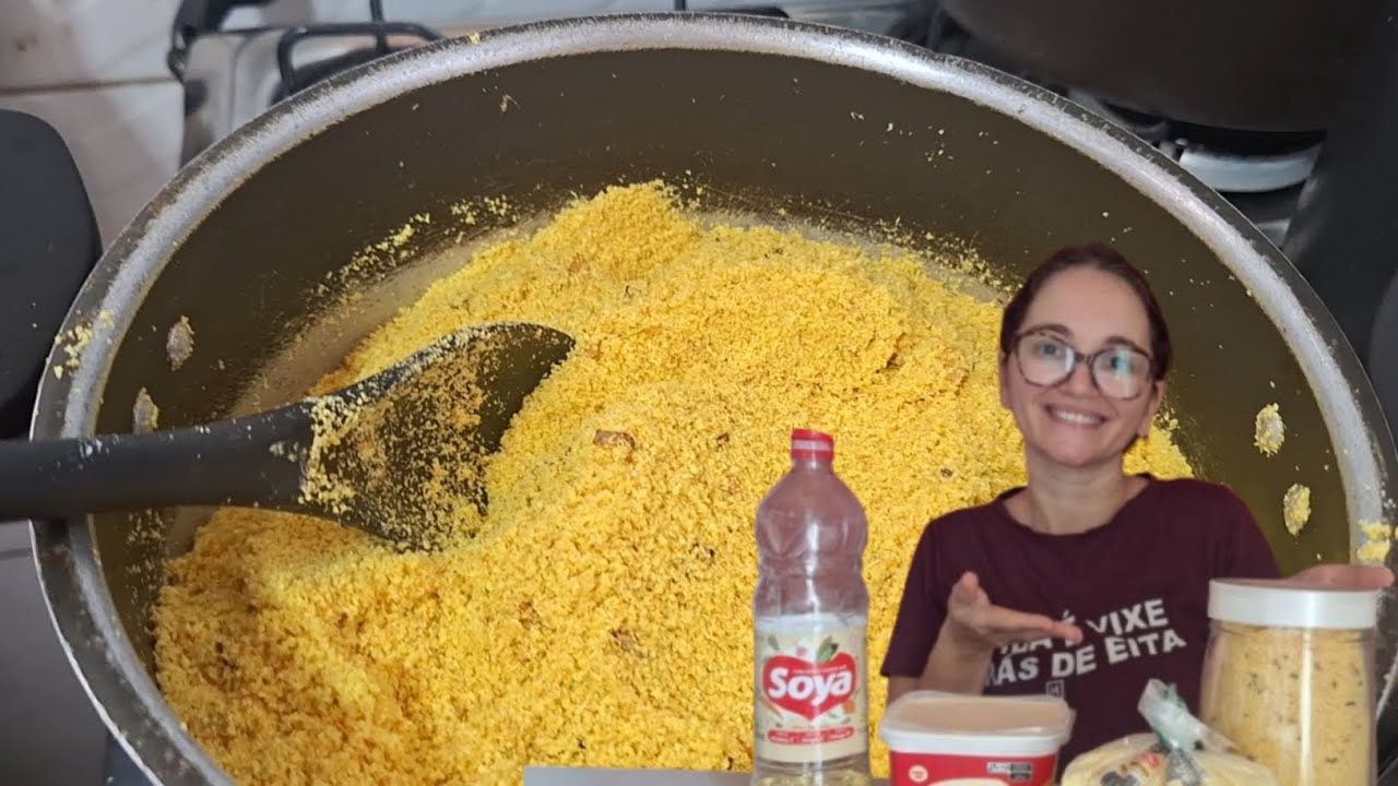 COMO FAZER FAROFA SIMPLES E SOLTINHA 