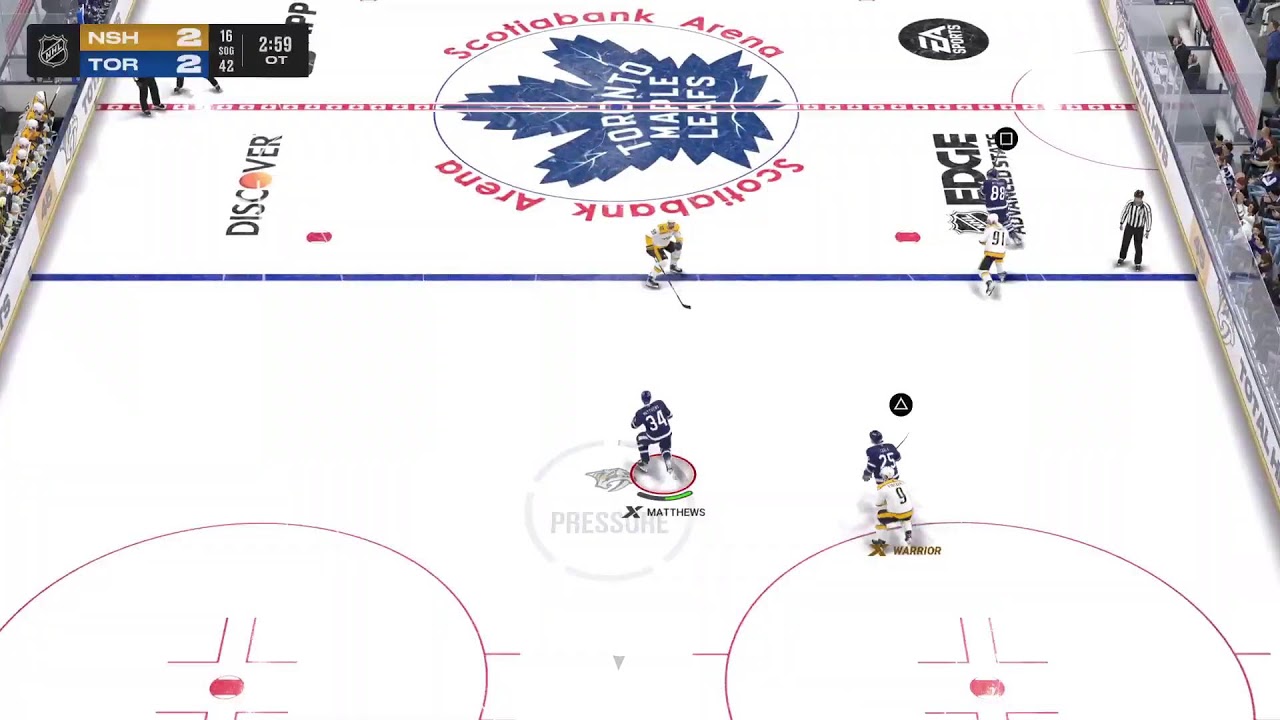 NHL 26 Season Mode Predators @ Maple Leafs