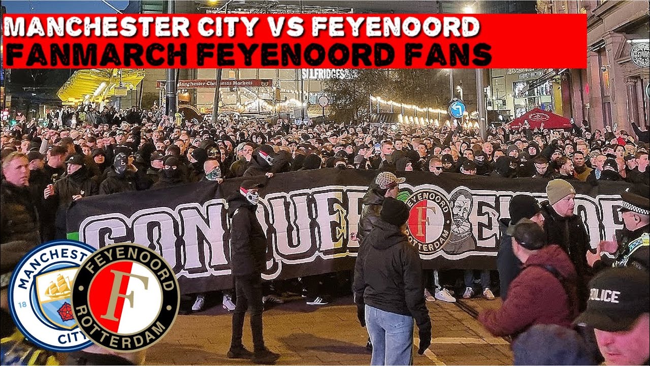Feyenoord Fans in Manchester | Manchester City vs Feyenoord | 26-11-2024