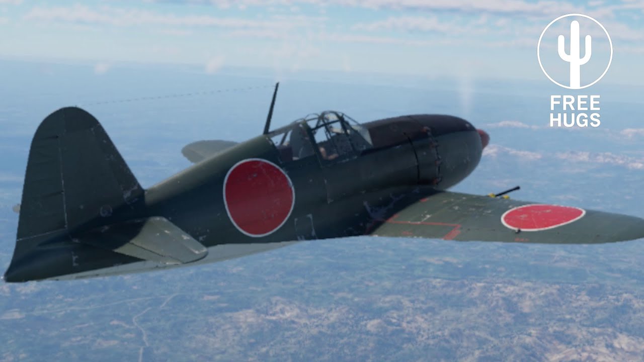J2M5 Raiden War Thunder Gameplay in Air Realistic Battle | no commentary