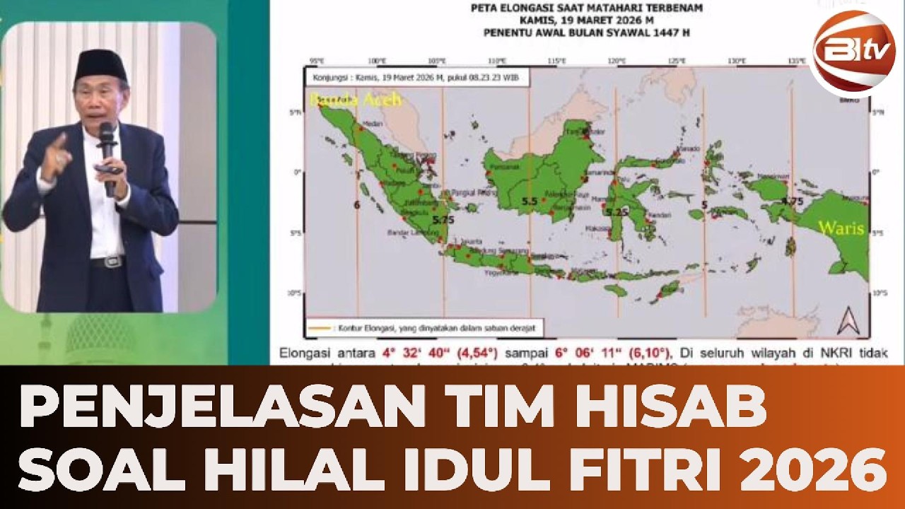 [FULL] Tim Hisab Kemenag Jelaskan Posisi Hilal: Prediksi Jatuh Pada 21 Maret 2026