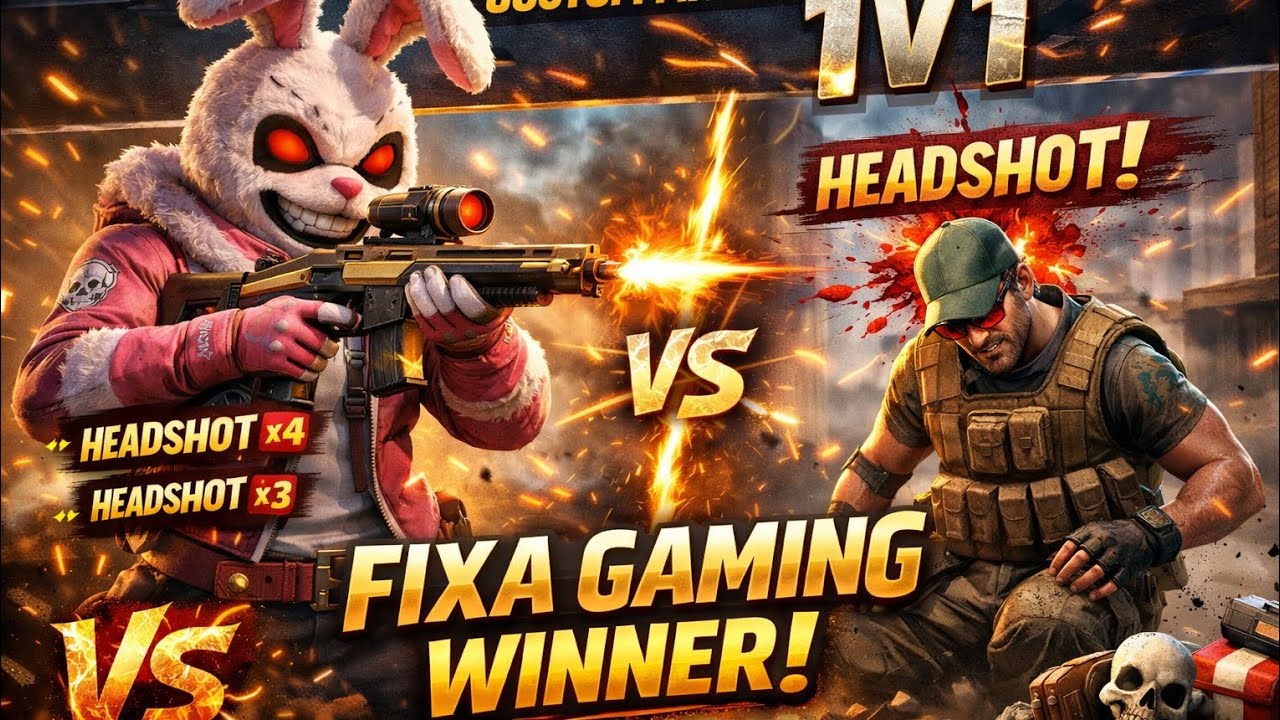 1vs1 custom match invite random player and Friendly Gameplay (#Freefire #freefiremax #feargameplay)