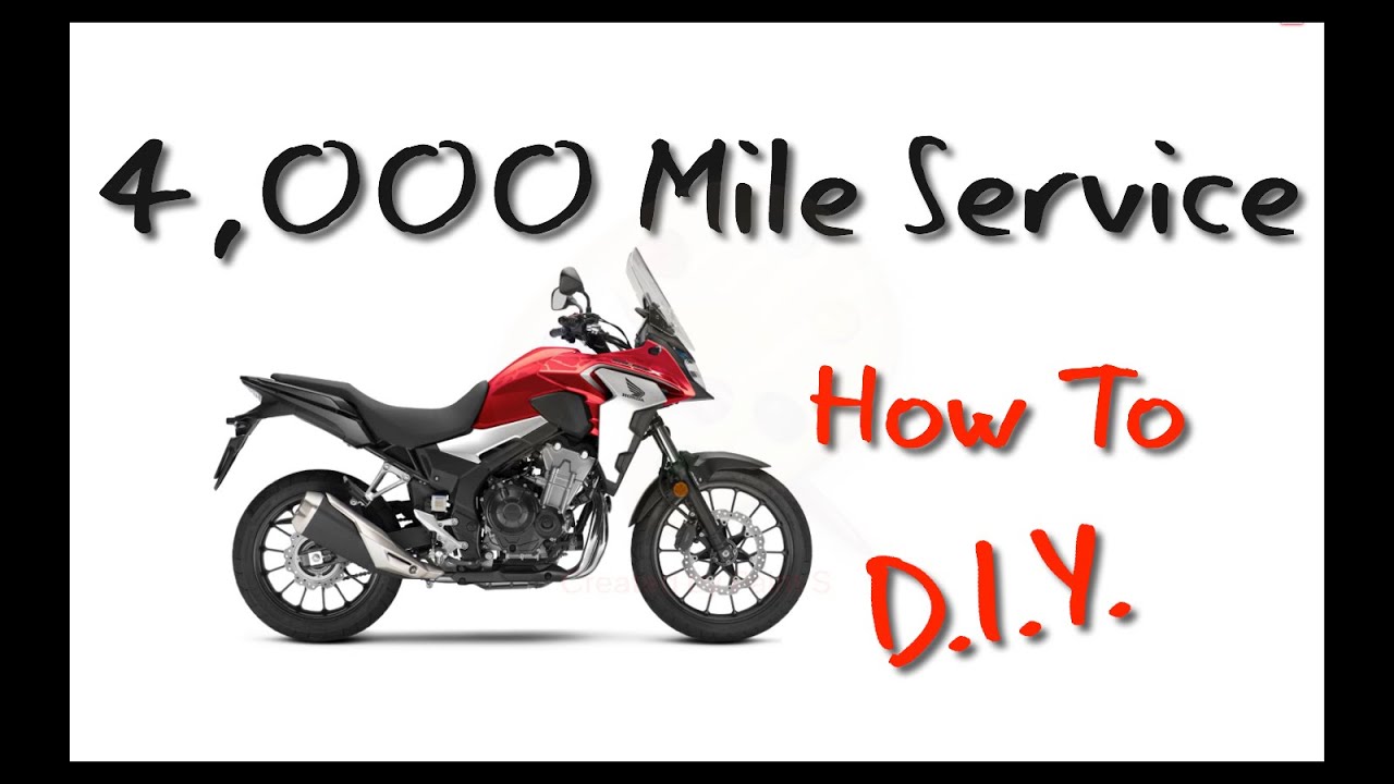 2019 Honda CB500X 4,000 Mile Service How to DIY | Oregon Motorcycle 2020