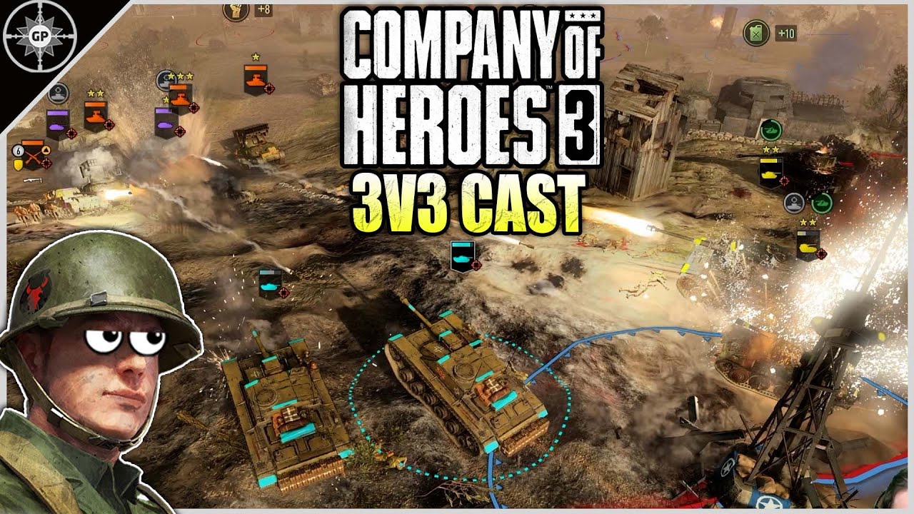 Take the Hill... AT ALL COSTS! | 3v3 Gothic Line | CoH3 Cast 2.0 #73