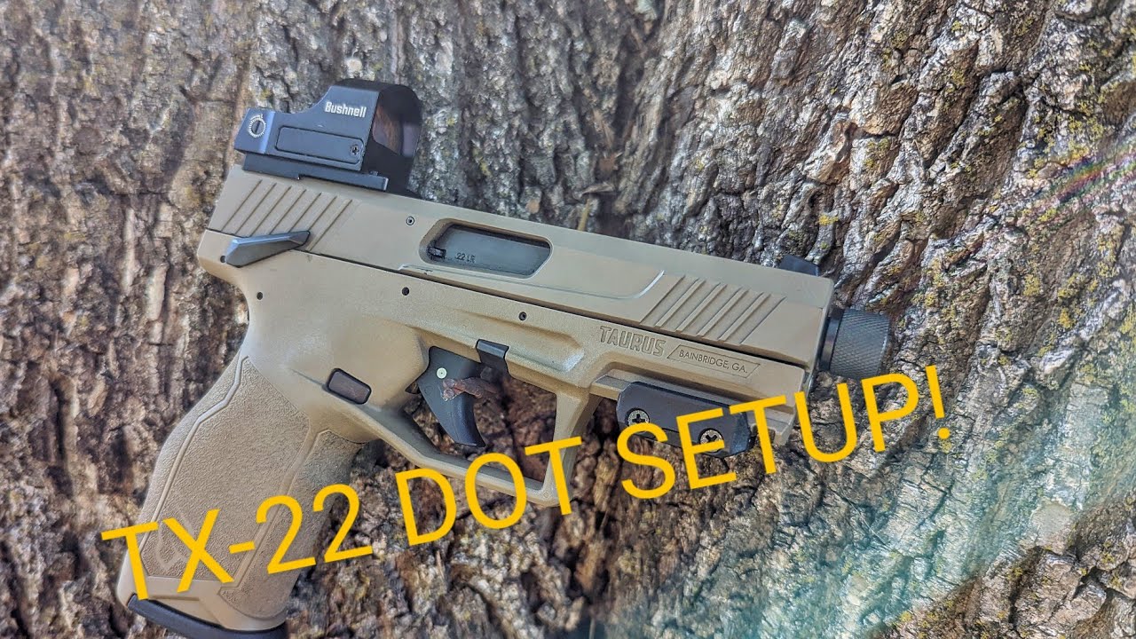 Taurus TX22 review/ Red Dot Setup (Bushnell RXS-100)