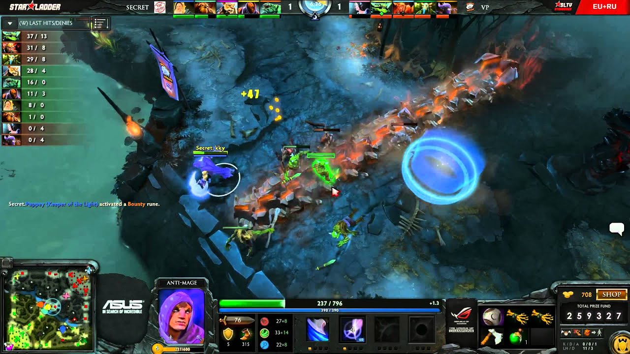 Secret vs Virtus.Pro , SLTV Europe Season X, Day 29, Game 3