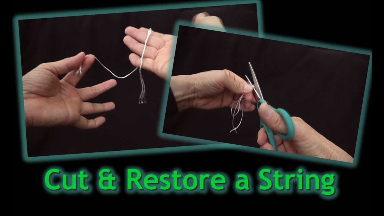 How to Cut and Restore a String - Learn This Magic Trick