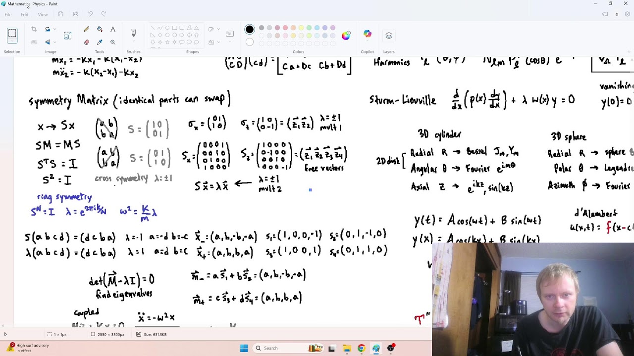 Mathematical Physics Exam Review 1