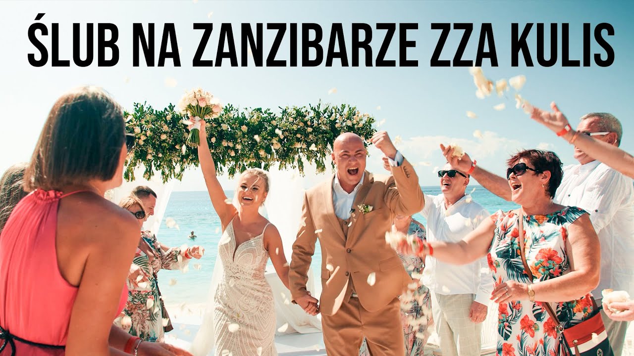 Ślub kościelny na plaży ! Ślub na Zanzibarze zza kulis, fotograf i filmowiec na Zanzibarze.
