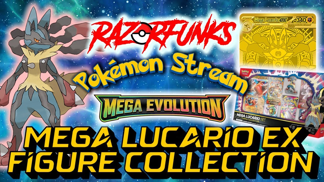 MEGA LUCARIO EX FIGURE COLLECTION - MEGA EVOLUTIONS