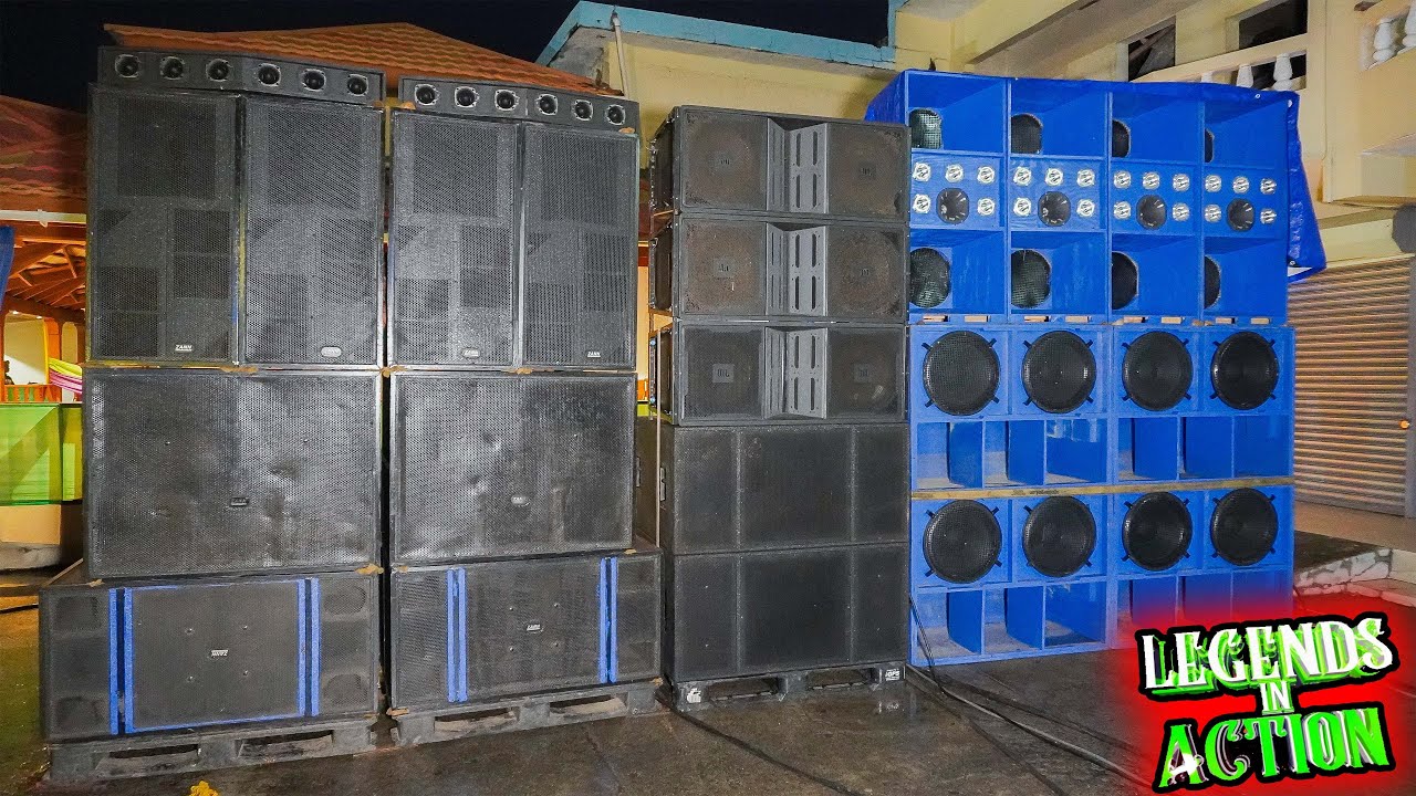 Legends In Action Sound System Setup With Killaman Jaro, Bass Odyssey And Road Kode Sound