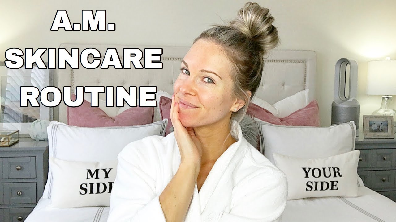 MY MORNING ANTI-AGING SKINCARE ROUTINE