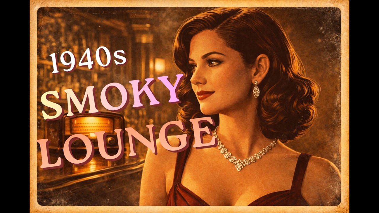 1940s Smoky Lounge — Vintage Noir Jazz for Relaxing (43 Min)