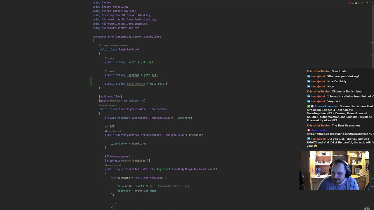 Episode 18: DrawTogether.NET - Custom, Event-Sourced ASP.NET Authentication and SignalR Backplane Po