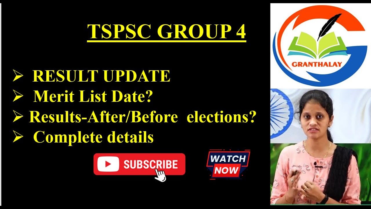 TSPSC GROUP 4 2023 || FINAL KEY? || RESULTS UPDATE ||