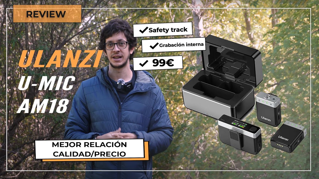 ULANZI U-MIC AM18 - Los MEJORES micrófonos inalámbricos relación CALIDAD / PRECIO
