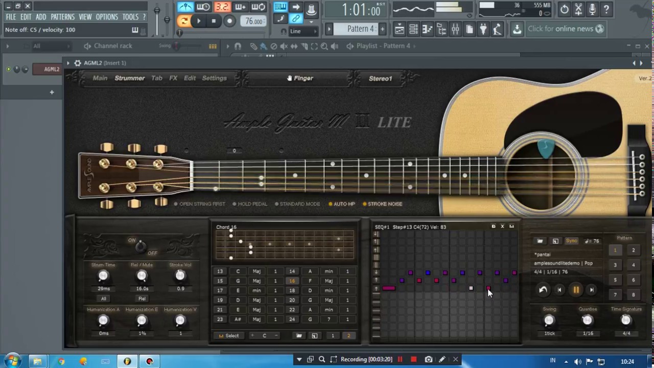 CARA membuat musik gitar di FL Studio part 1
