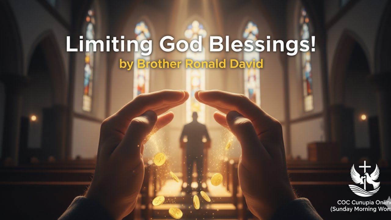Limiting God Blessings! by Brother Ronald David | COC Cunupia Online (Sunday Morning Worship)