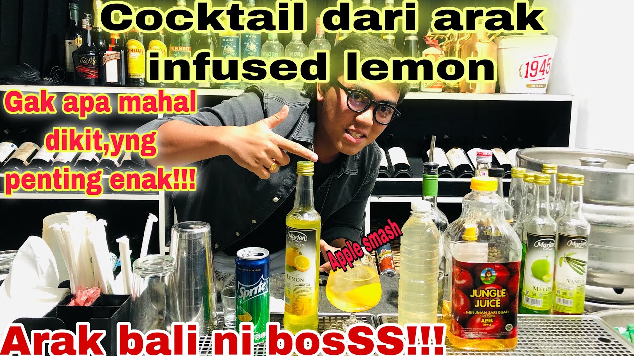 🍋 Lemon&Lemonade||Apple SmashH|Arak bali is the best