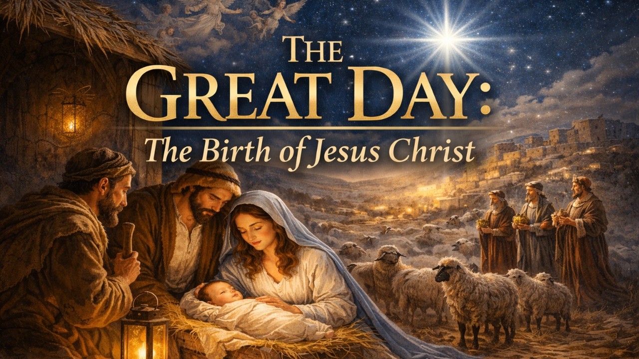 THE GREAT DAY: THE BIRTH OF JESUS CHRIST #bible #jesuschrist #jesus