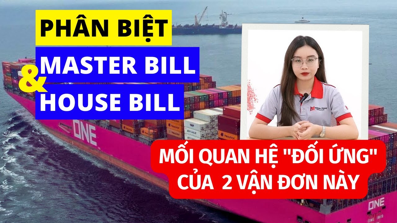 PHÂN BIỆT MASTER BILL & HOUSE BILL ~ MỐI QUAN HỆ CỦA 2 LOẠI VẬN ĐƠN NÀY || VẬN CHUYỂN ĐƯỜNG BIỂN