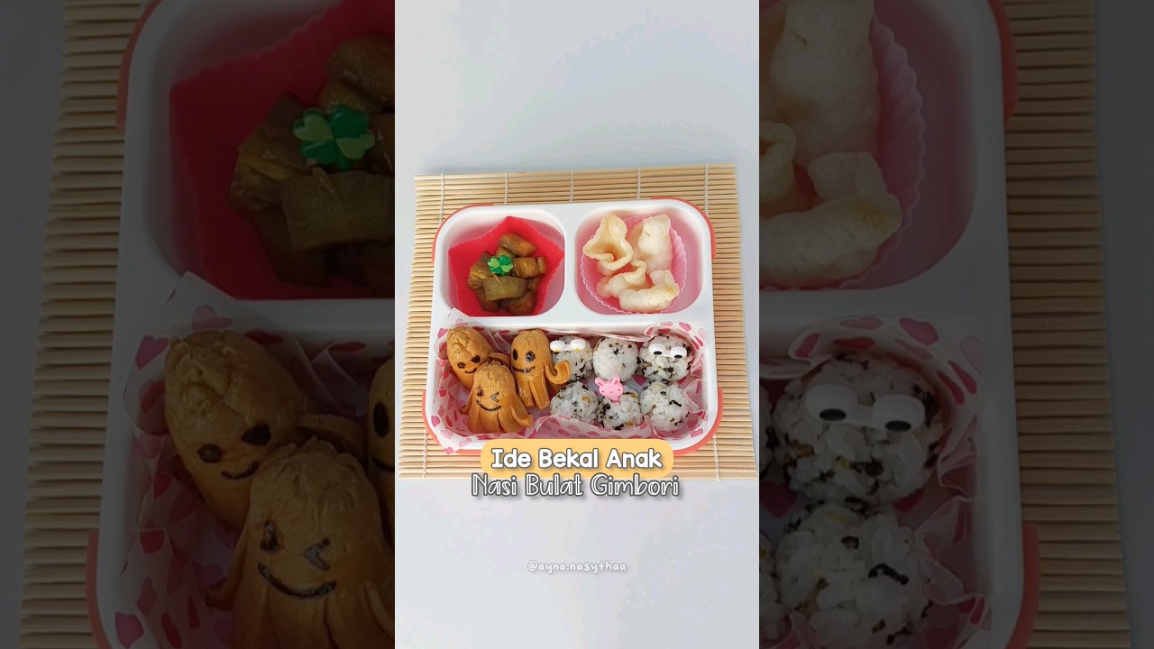 Ide Bekal Anak - Nasi Bulat Nori #bekalsekolah #bekalanak