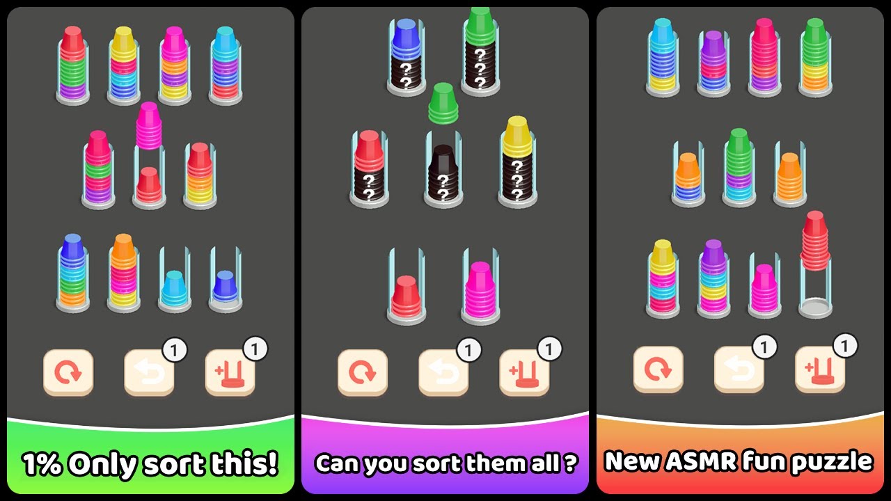 Cup Sort - Puzzle games Game Android Gameplay