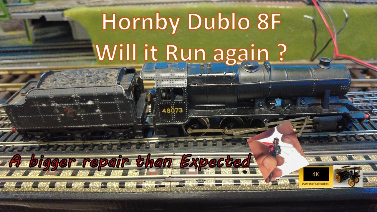 Repair and Hopefully Run - The Hornby Dublo 8F 2 rail loco, Quite the challenge!