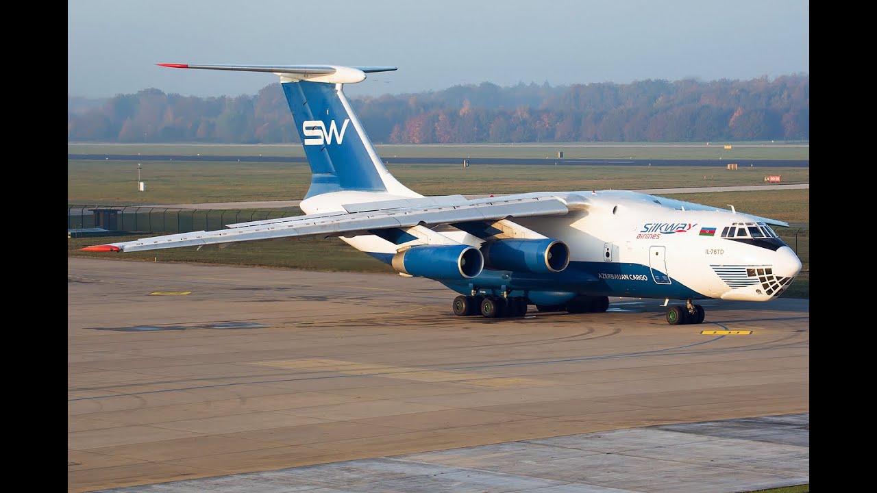 Ilyushin IL-76TD Engine screaming runup