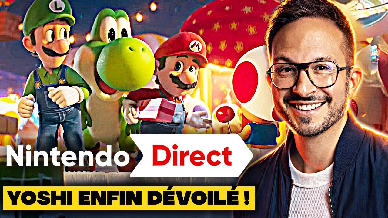 NINTENDO DIRECT SURPRISE 😍 YOSHI ENFIN DE RETOUR !!! Mario fait le Show : Super Mario Galaxy le Film