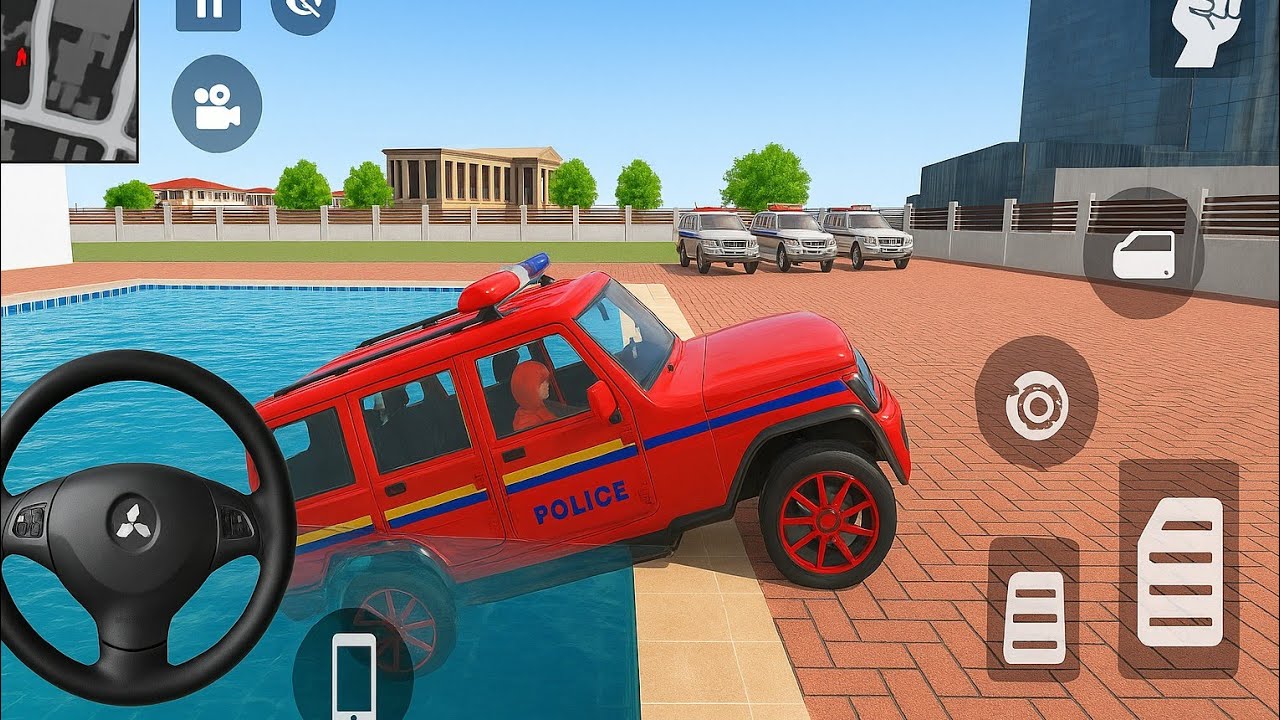 Bike car game franklin drive the indian red police car game and drive the indian bus game