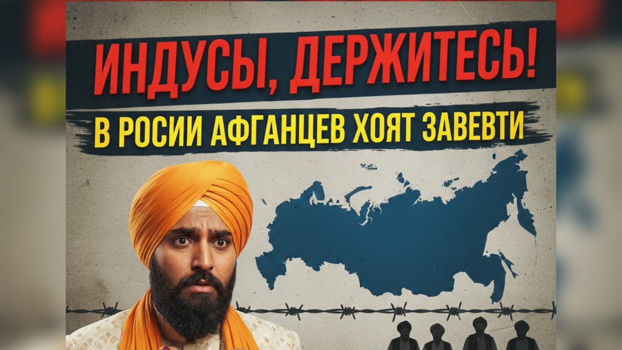 Индусы держитесь  в России авганцев  хотят завести мигранты Узбеки таджики киргизы русский обшина