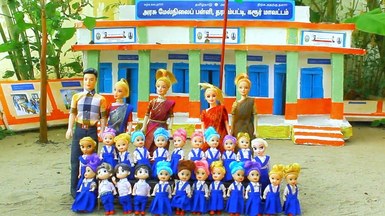 EP1 Independence day decoration | school life barbies | black and blue barbies