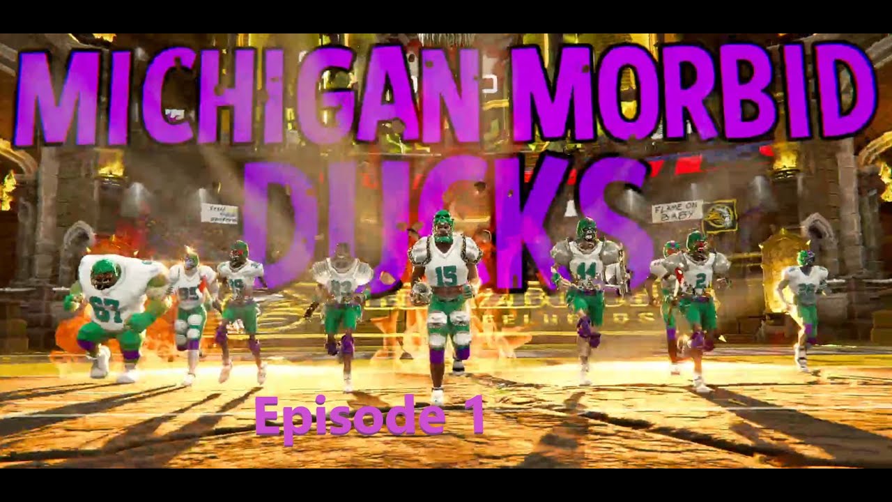 Mutant Football League 2 - Michigan Morbid Ducks Ep. 1 Learning the Ropes