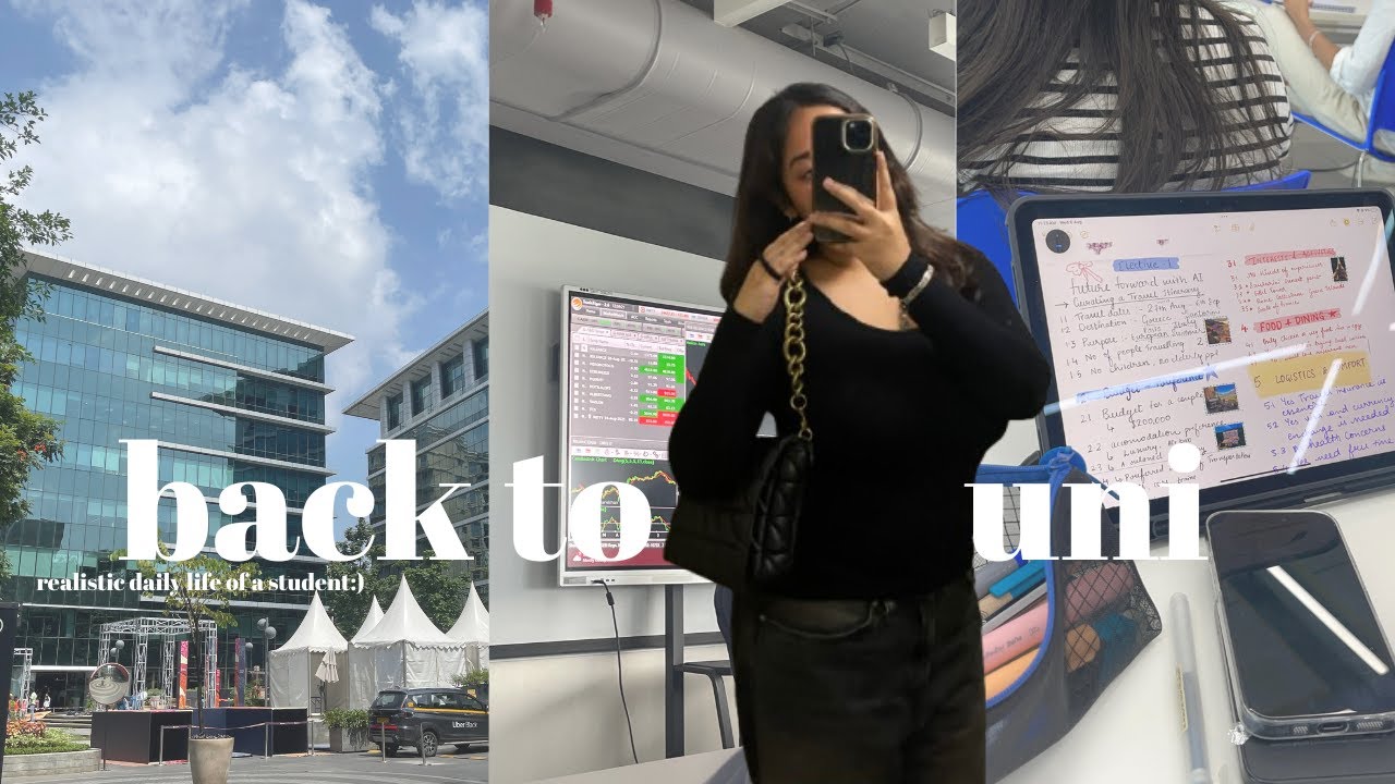 UNI DAYS IN MY LIFE🎧💻 first year, student life, come to class w/ me┃Atlas Skilltech University☁️