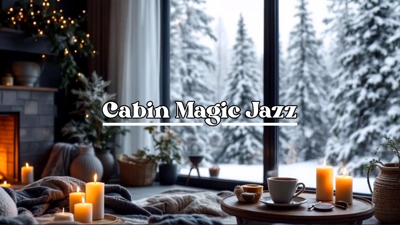 Warm Cabin Jazz  🎧 Cozy Indoor Atmosphere for Relaxation ✨