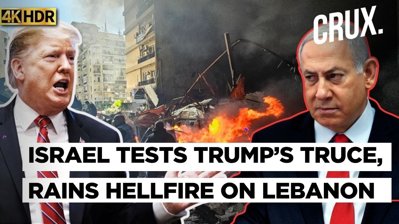 Hezbollah Threatens to Attack Tel Aviv, Haifa as Israel Bombs Lebanon Despite Agreeing to Truce |4K