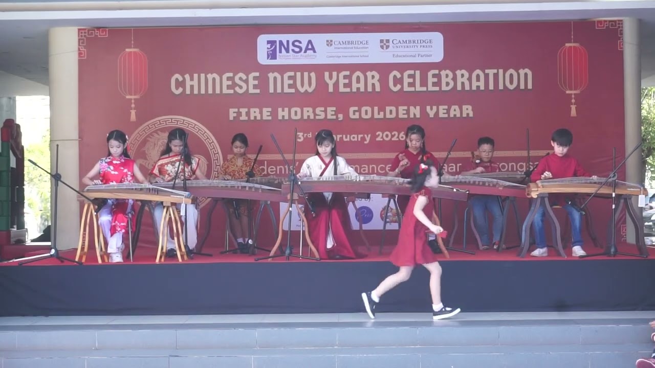 Performing Guzheng Primary School Chinese New Year Celebration 2026 (3 February 2026)