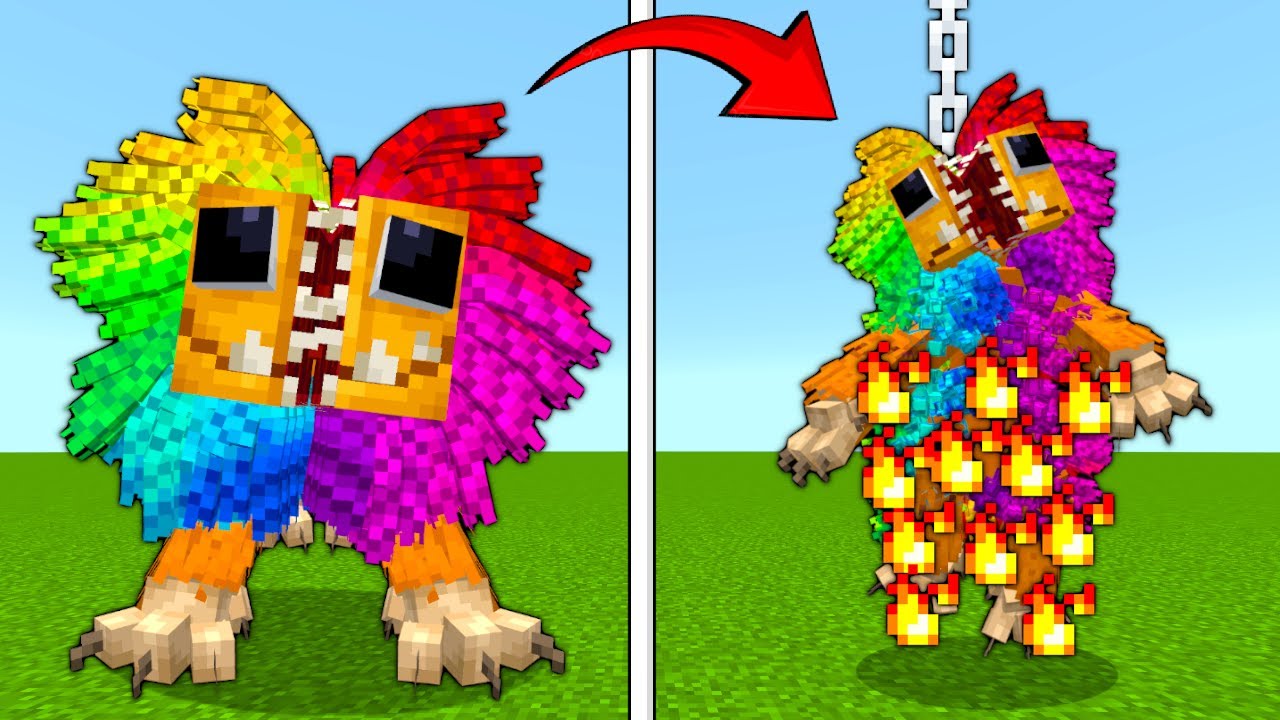 Poppy Playtime Chapter 4 Nightmare Critters Mod ADDON UPDATE in MINECRAFT PE