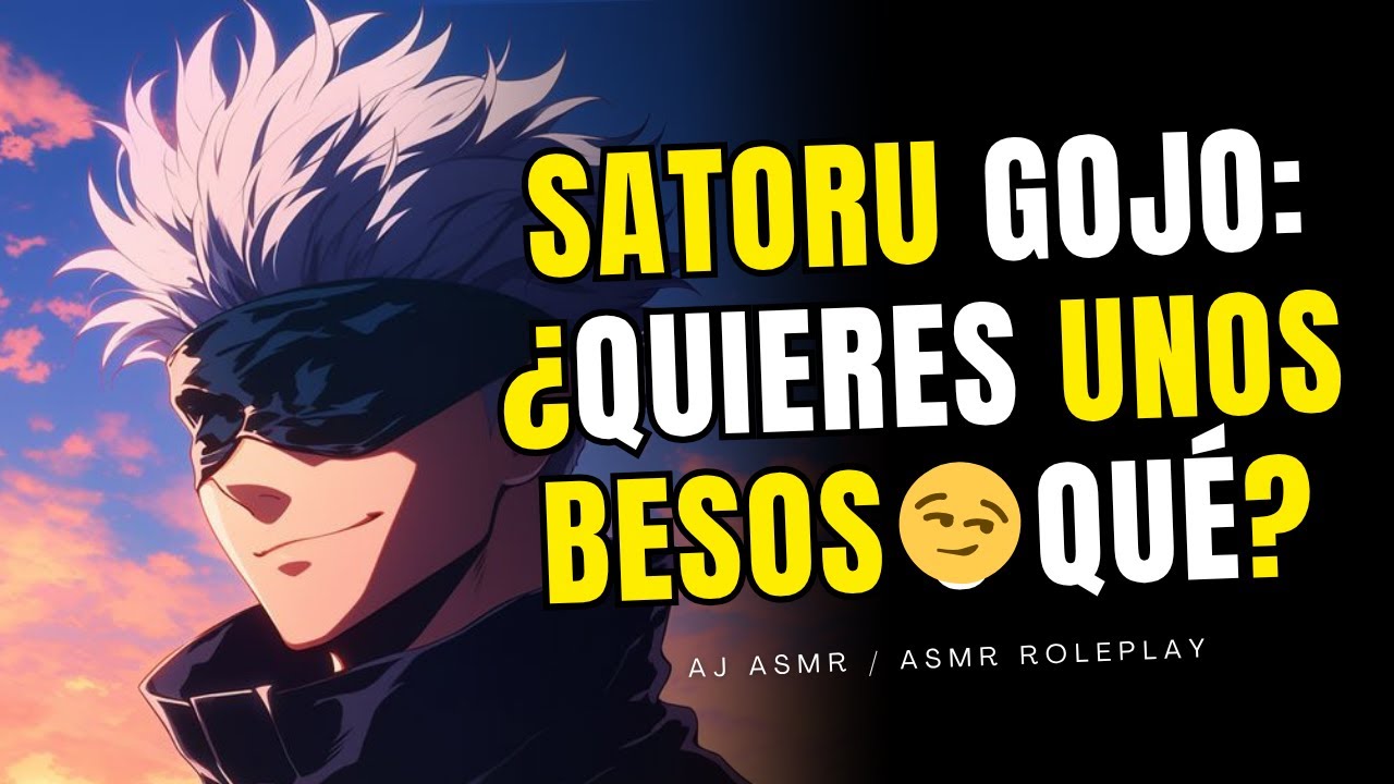 TE QUEDAS ENCERRADA CON SATORU GOJO 😳🖤 | ASMR Roleplay