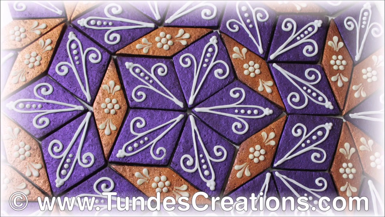 Penrose tile cookies