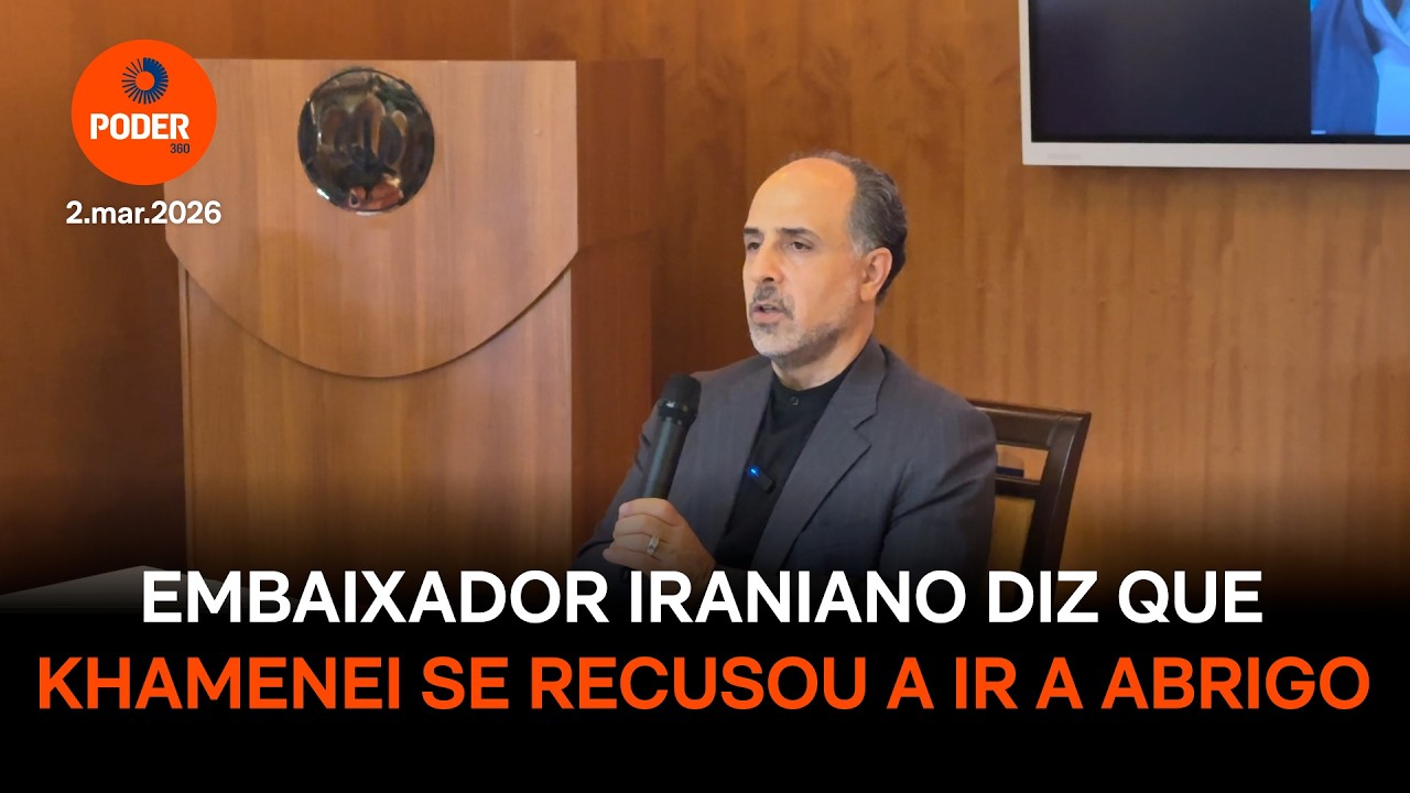 Embaixador iraniano diz que Khamenei se recusou a ir a abrigo