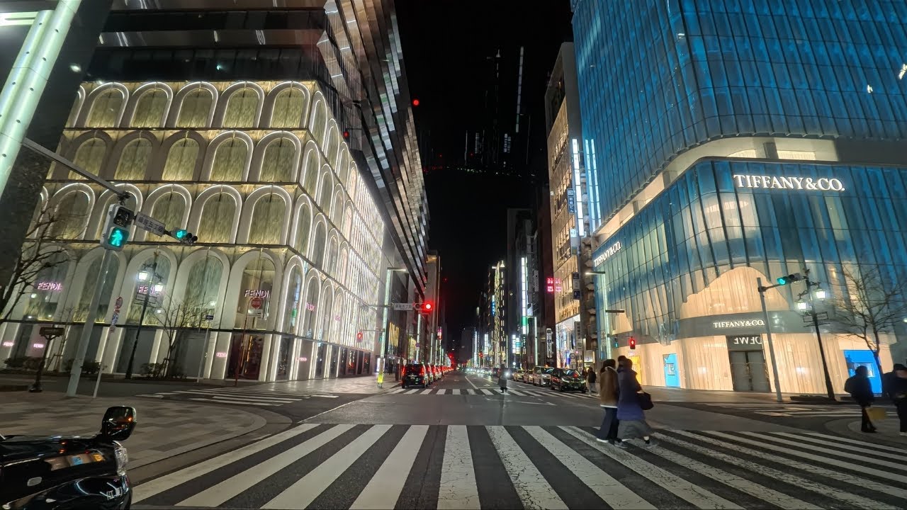 Tokyo Night Drive | Shinagawa → Ginza → Tokyo Tower → Roppongi 🚗🌃東京 夜ドライブ｜品川→銀座→東京タワー→六本木のLo-fi時間
