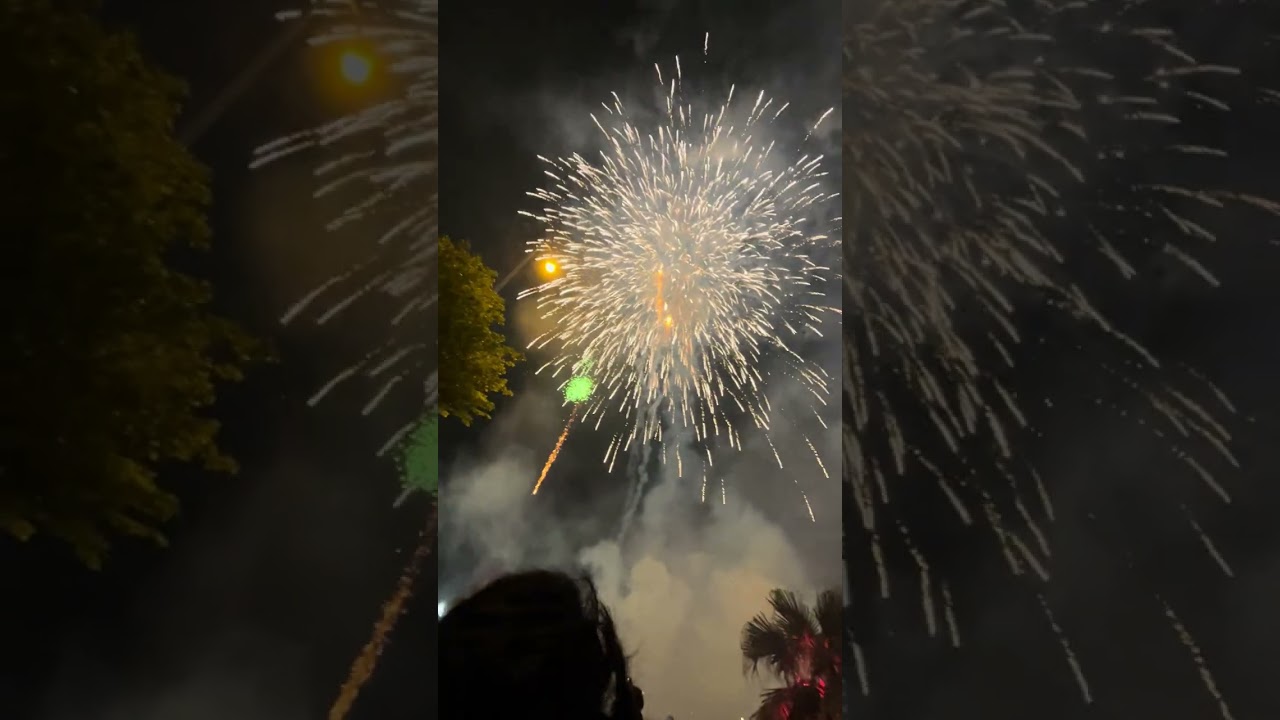 15 minute firework show (I was dangerously close)